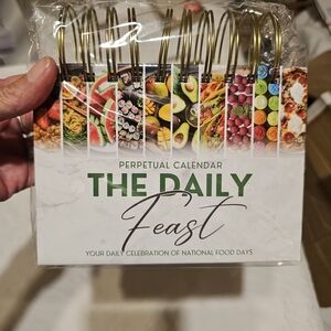 The Daily Feast Perpetual Calendar with Gold Accents